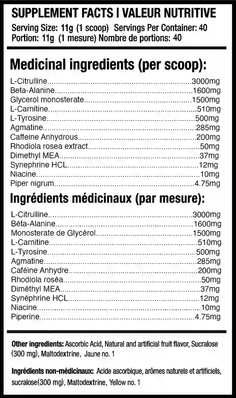 Nutritional Facts