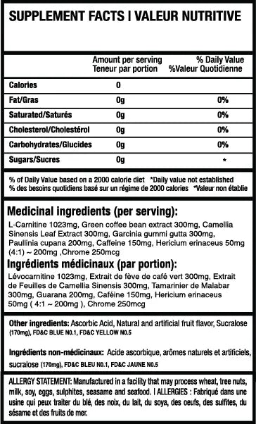 Nutritional Facts