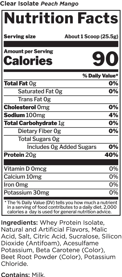 Nutritional Facts