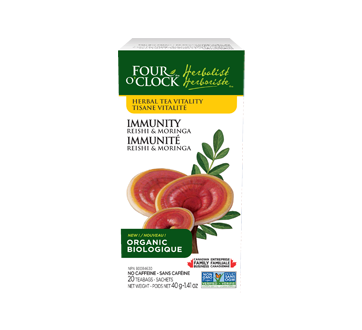 Four o'clock - Immunity Reishi &amp; Moringa - 20 units 