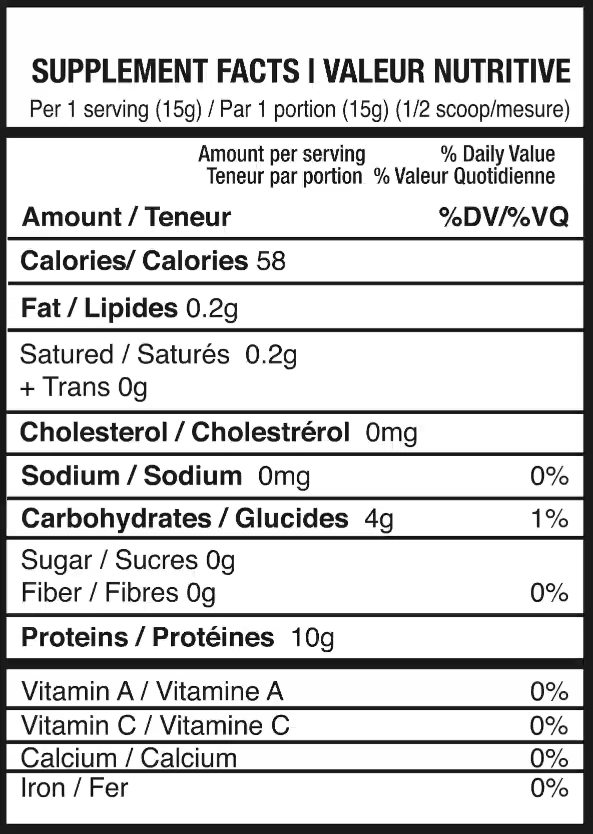 Nutritional Facts