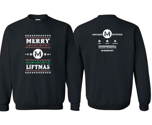 Minotaur Nutrition Merry Liftmas Crewneck