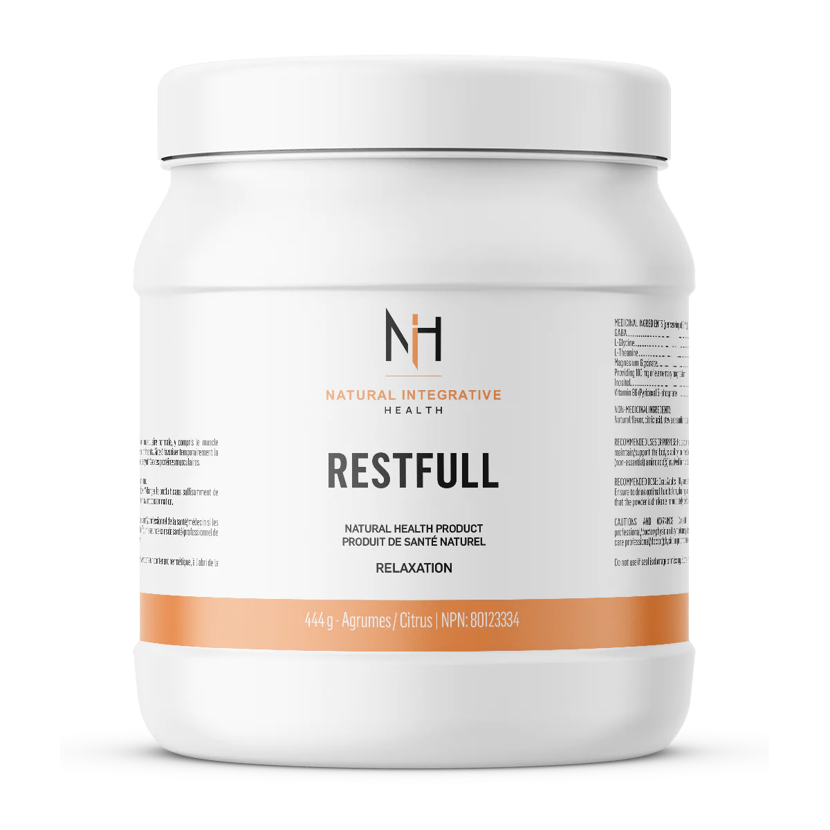 NIH - Restfull Powder Agrumes 444g